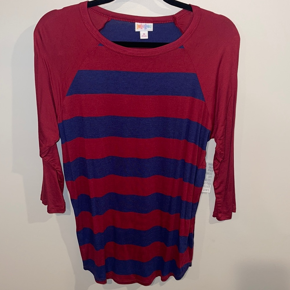 Lularoe Randy baseball T top size medium
